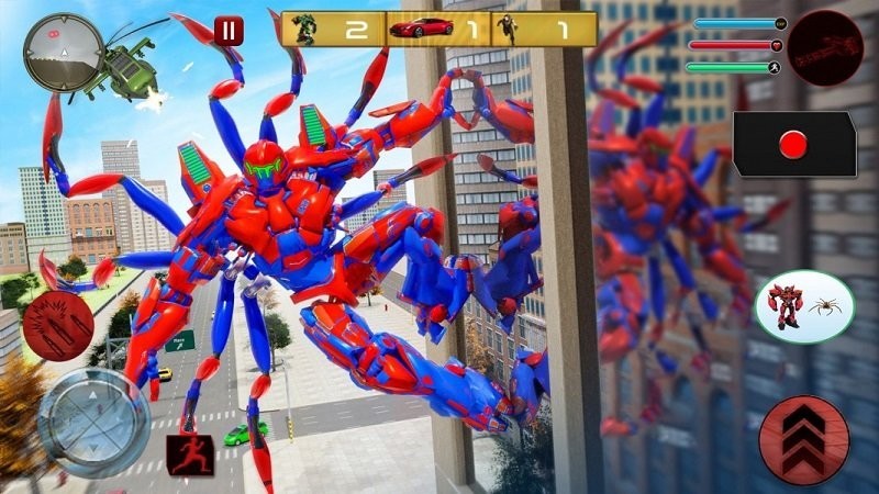 蜘蛛变形英雄游戏