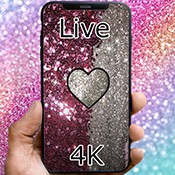 glitter live wallpaper