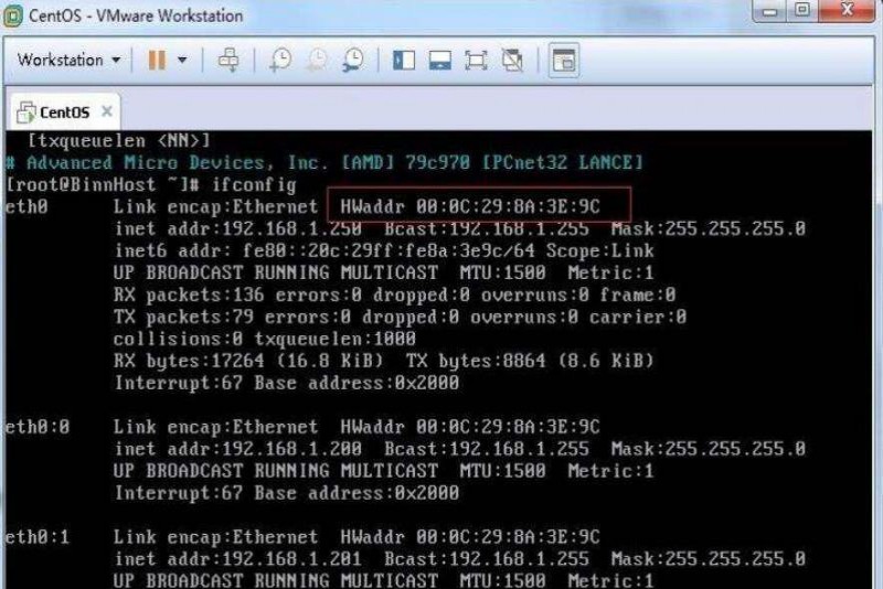 linux网卡mac地址怎么查