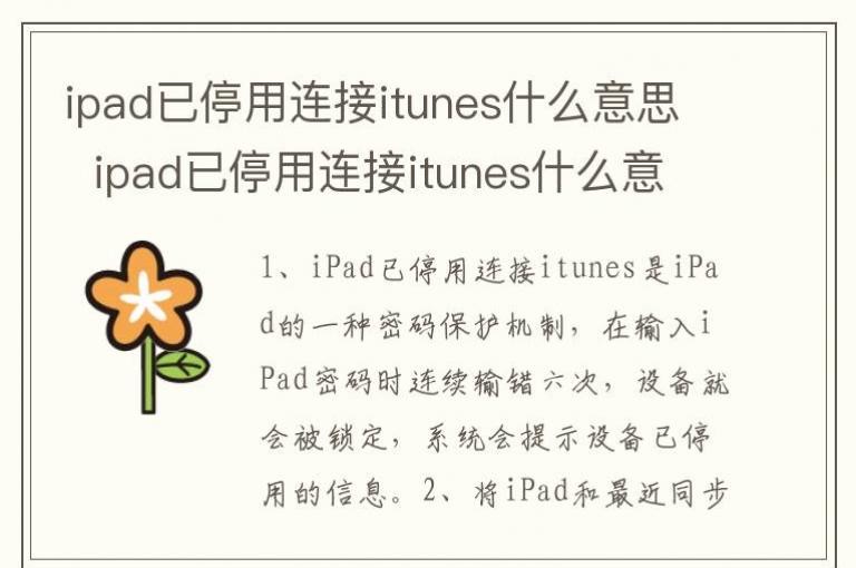 ipadͣitunesʲô˼  ipadͣitunesʲô˼